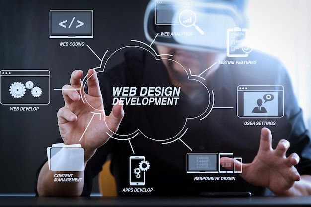 Developer configuring a high-performance headless WordPress CMS website architecture for optimal speed and search engine rankings.